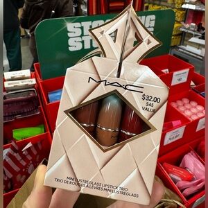 New MAC wildest gleams mini lustreglass lipstick gift set